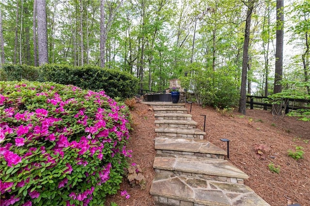 176 Nightwind Trce, Acworth, GA 30101 - view of yard featuring stairway