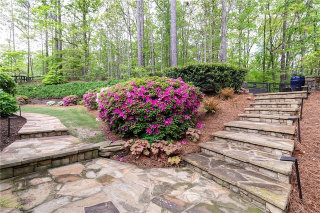 176 Nightwind Trce, Acworth, GA 30101 - view of yard featuring stairway