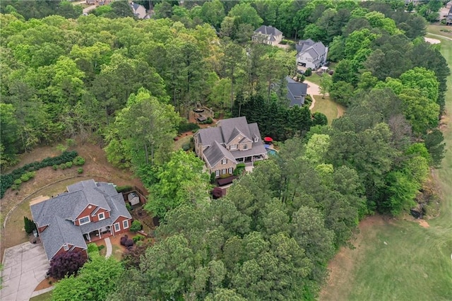 176 Nightwind Trce, Acworth, GA 30101 - aerial overview of property's location featuring a heavily wooded area