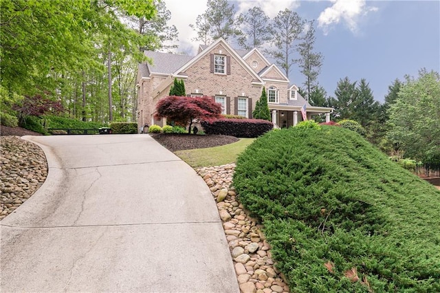 176 Nightwind Trce, Acworth, GA 30101 - view of front of home with concrete driveway and brick siding