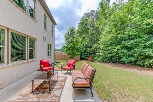 4241 Summer Breeze Way, Buford, GA 30518 - view of patio / terrace with an outdoor hangout area