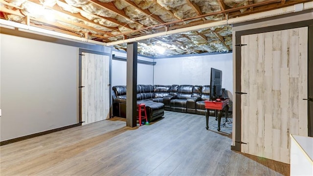 188 Crystal Creek Dr, Jasper, GA 30143 - finished below grade area with wood finished floors