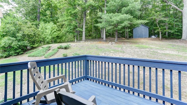 188 Crystal Creek Dr, Jasper, GA 30143 - deck featuring a shed