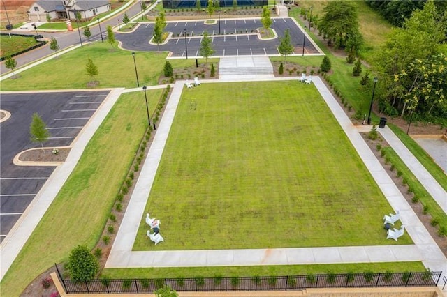 drone / aerial view