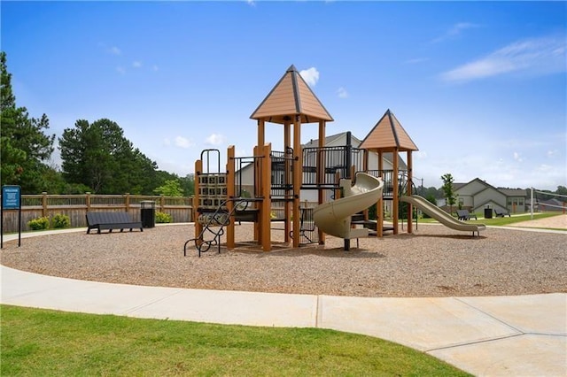 view of communal playground