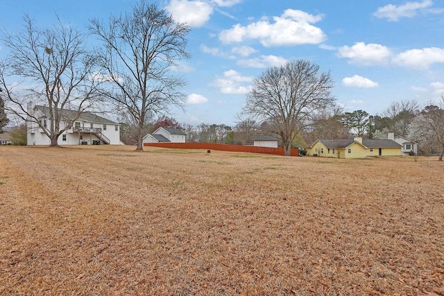 view of yard featuring stairs