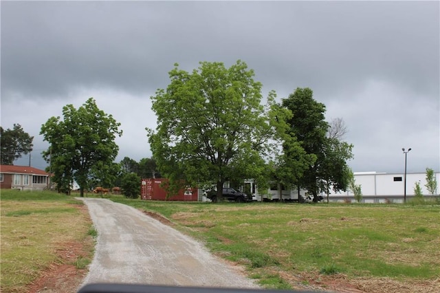 view of road