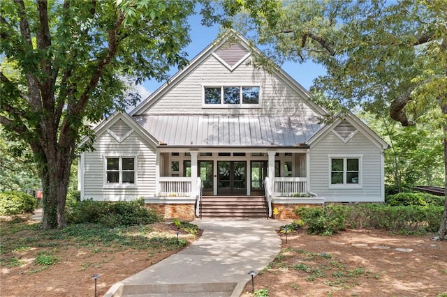 997 Thousand Oaks Bnd NW, Kennesaw, GA 30152 - view of front facade featuring a porch and metal roof