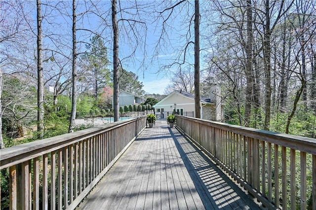 1924 Variations Dr NE, Atlanta, GA 30329 - view of wooden deck