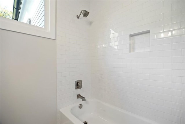 full bathroom featuring shower / tub combination