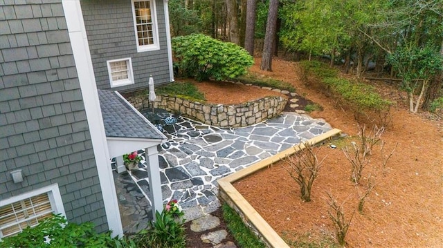 view of yard with a patio