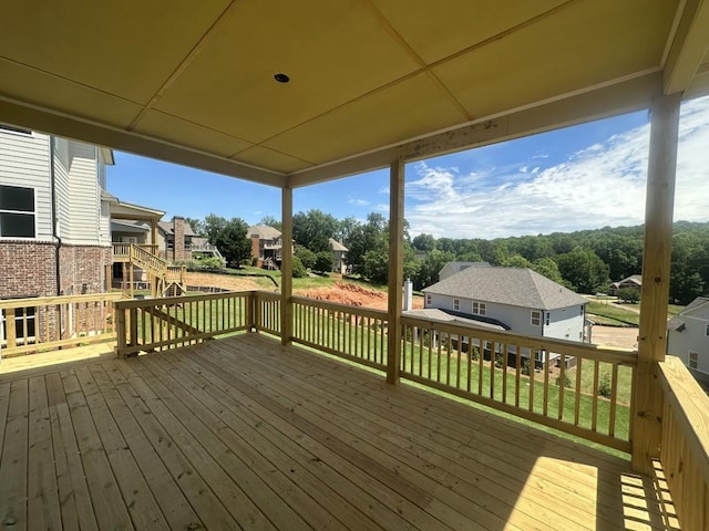 3799 Cheyenne Ln, Jefferson, GA 30549 - deck featuring a residential view