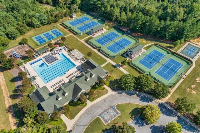 3799 Cheyenne Ln, Jefferson, GA 30549 - aerial view of property's location with a pool area