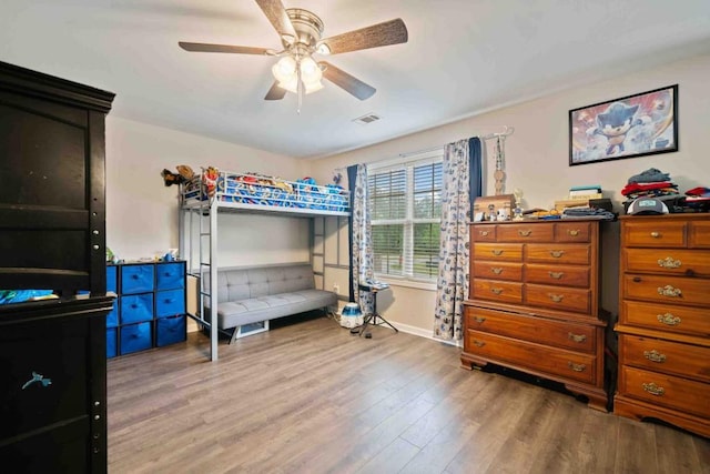14 Oak Leaf Way, Hamilton, GA 31811 - bedroom featuring wood finished floors and a ceiling fan