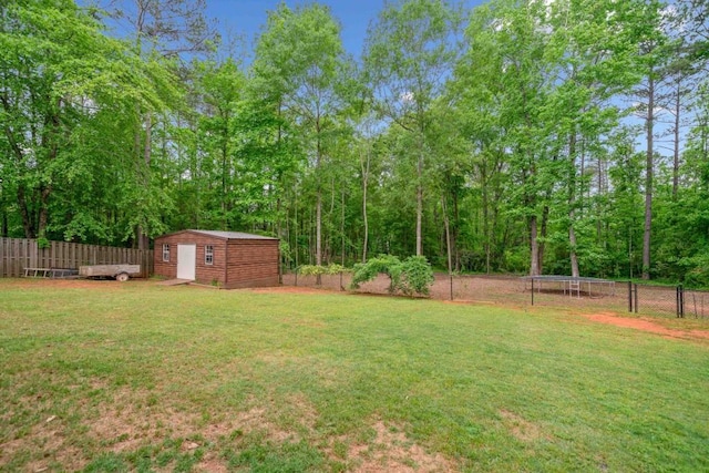 14 Oak Leaf Way, Hamilton, GA 31811 - view of yard with a storage shed
