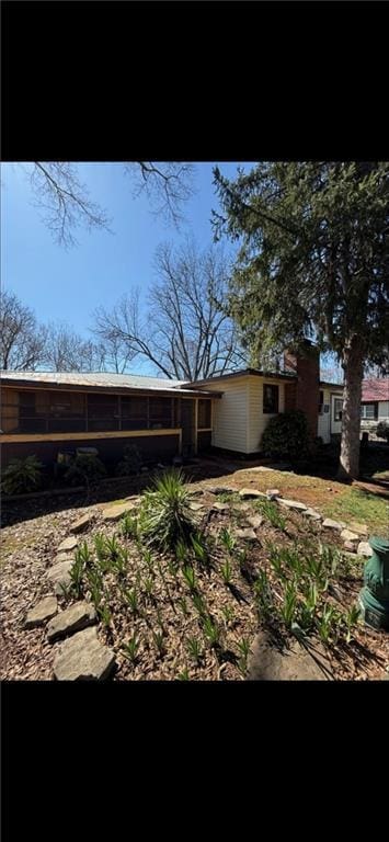 view of rear view of property