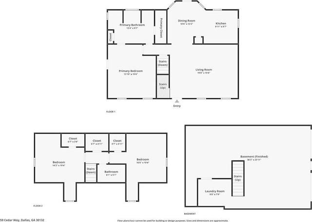 59 Cedar Way, Dallas, GA 30132 - home floor plan