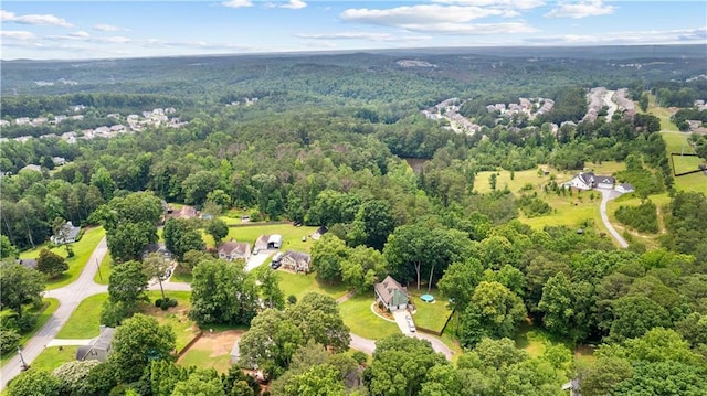 59 Cedar Way, Dallas, GA 30132 - aerial view of property and surrounding area featuring a forest