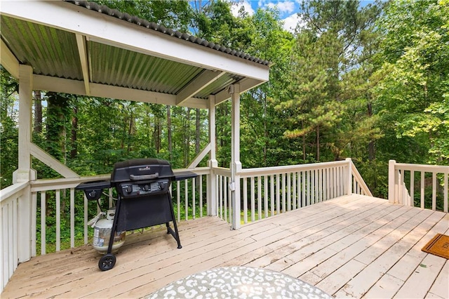 59 Cedar Way, Dallas, GA 30132 - view of wooden terrace