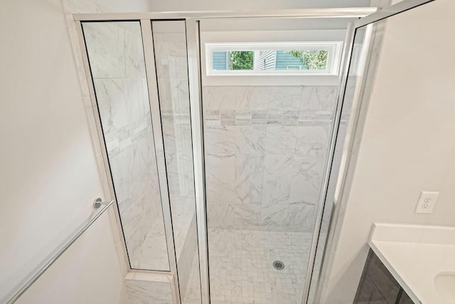 2093 Callaway Ct NW, Atlanta, GA 30318 - full bathroom with a shower stall and vanity