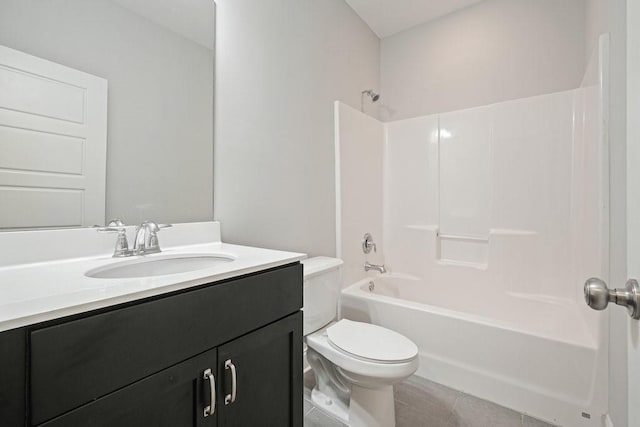 2093 Callaway Ct NW, Atlanta, GA 30318 - full bath featuring toilet, shower / washtub combination, vanity, and tile patterned flooring
