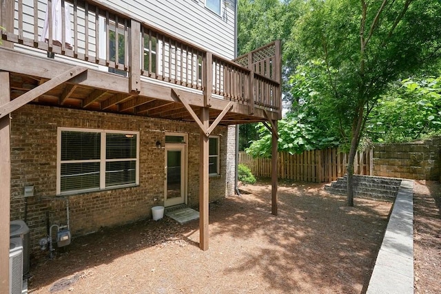 2093 Callaway Ct NW, Atlanta, GA 30318 - view of patio / terrace with a deck