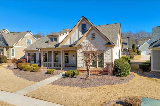 view of front of house with a porch