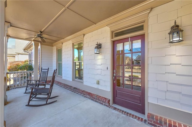 exterior space featuring a porch