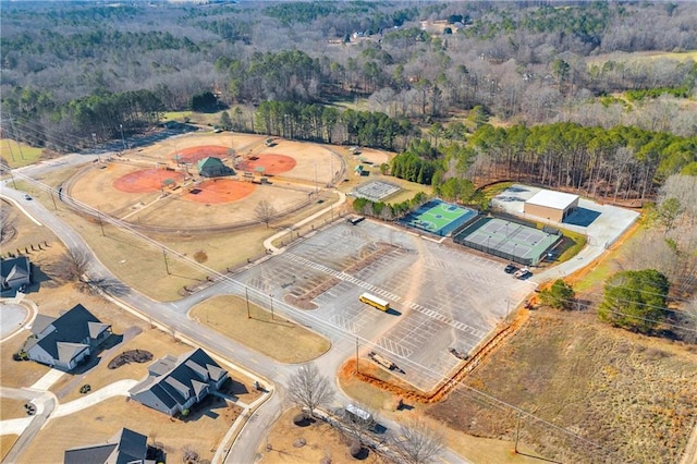aerial view