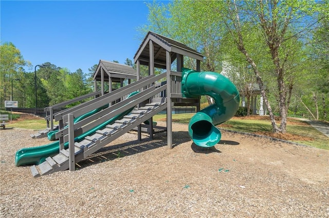 view of communal playground