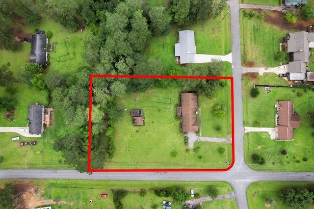 101 Beaver Run, Lagrange, GA 30241 - aerial view of property and surrounding area featuring property boundaries highlighted