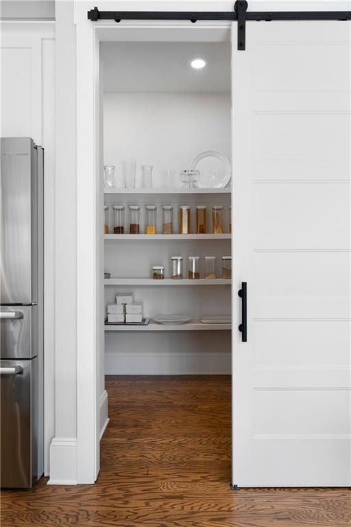 view of pantry