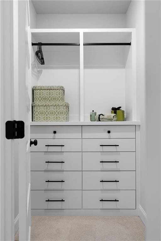view of closet