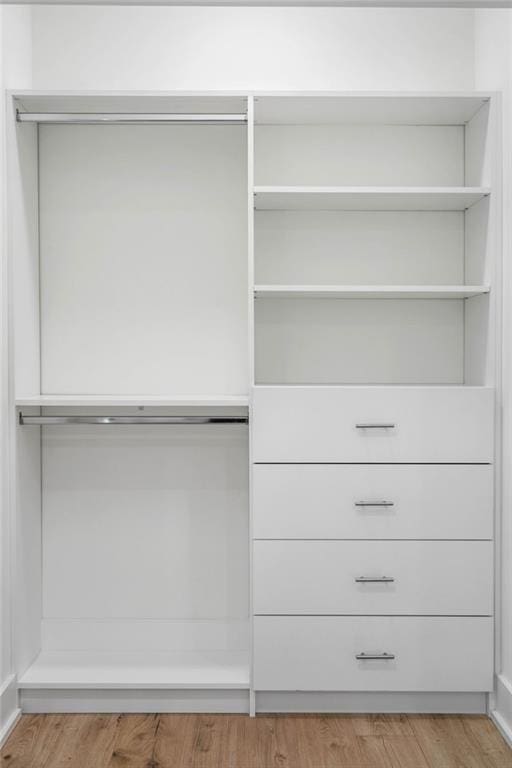 view of closet