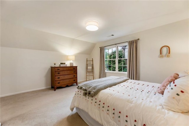 3275 Lord N Lady Ln, Alpharetta, GA 30022 - bedroom featuring light carpet, vaulted ceiling, and baseboards
