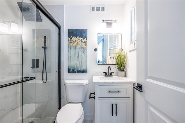 115 Biscayne Dr NW Unit F10, Atlanta, GA 30309 - full bath with toilet, a marble finish shower, and vanity