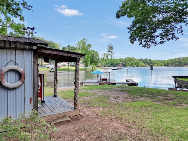 184 Bradley Rd, Jackson, GA 30233 - dock area featuring a water view