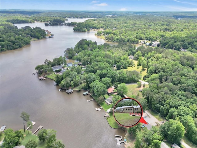 184 Bradley Rd, Jackson, GA 30233 - aerial view of a large body of water and a forest
