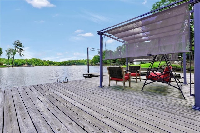 184 Bradley Rd, Jackson, GA 30233 - dock area with a water view