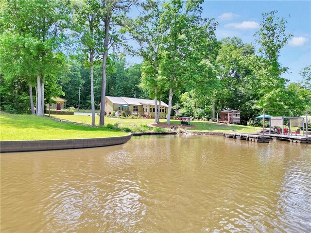 184 Bradley Rd, Jackson, GA 30233 - water view with a tree filled landscape