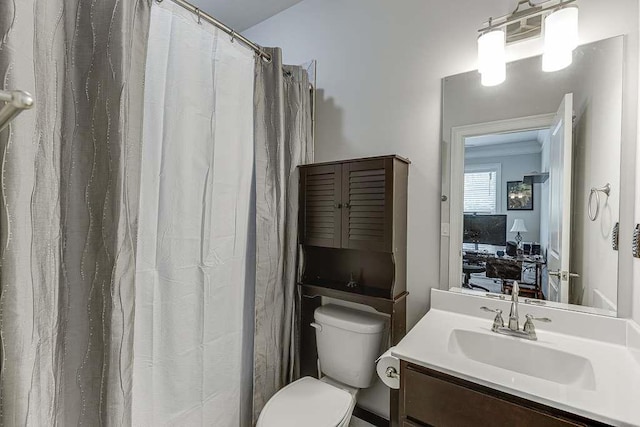470 Wagon Hill Ln, Sugar Hill, GA 30518 - bathroom featuring toilet and vanity