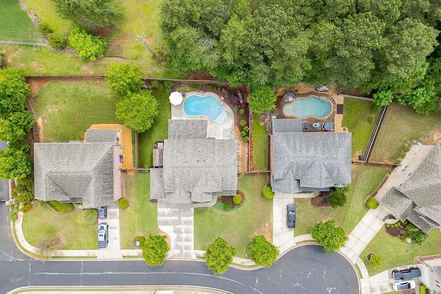 470 Wagon Hill Ln, Sugar Hill, GA 30518 - bird's eye view of a pool