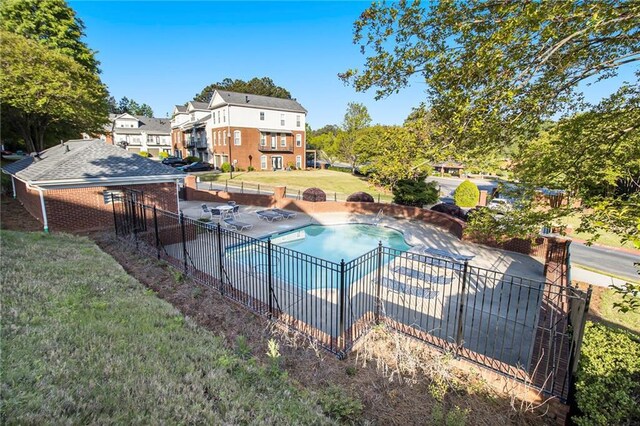 6023 Brookside Oak Cir, Norcross, GA 30093 - view of swimming pool featuring a patio