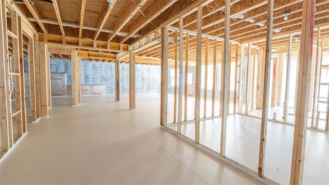 7020 Cottage Grove Dr, Flowery Branch, GA 30542 - misc room with finished concrete flooring