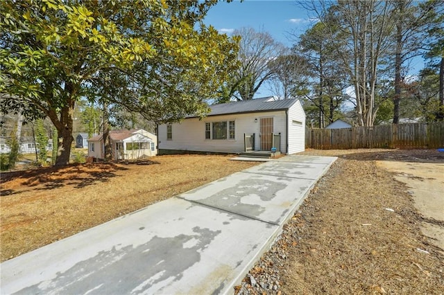 view of ranch-style house