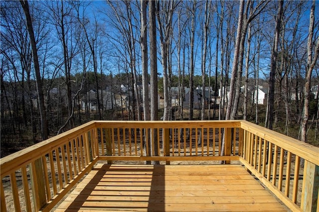 view of deck