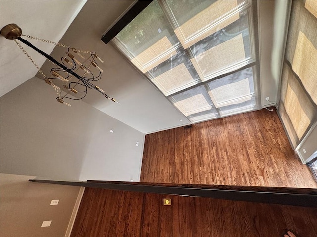 1400 Peter Haughton Way NW, Atlanta, GA 30318 - detailed view of wood finished floors and a chandelier