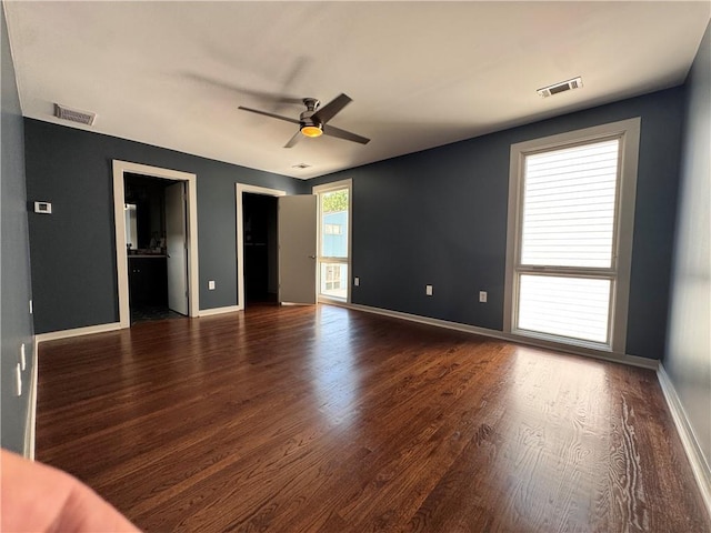 1400 Peter Haughton Way NW, Atlanta, GA 30318 - unfurnished bedroom with wood finished floors and a ceiling fan
