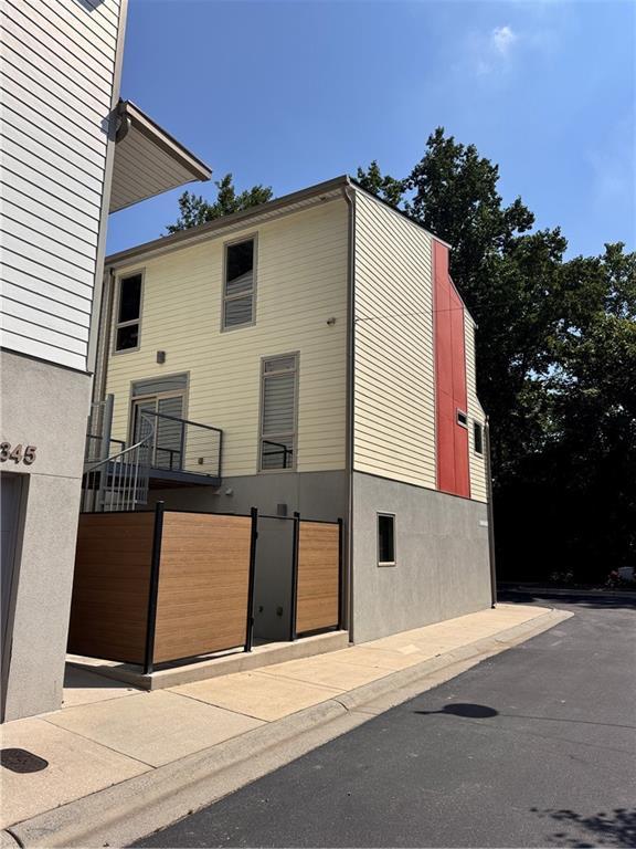 1400 Peter Haughton Way NW, Atlanta, GA 30318 - back of property with stucco siding