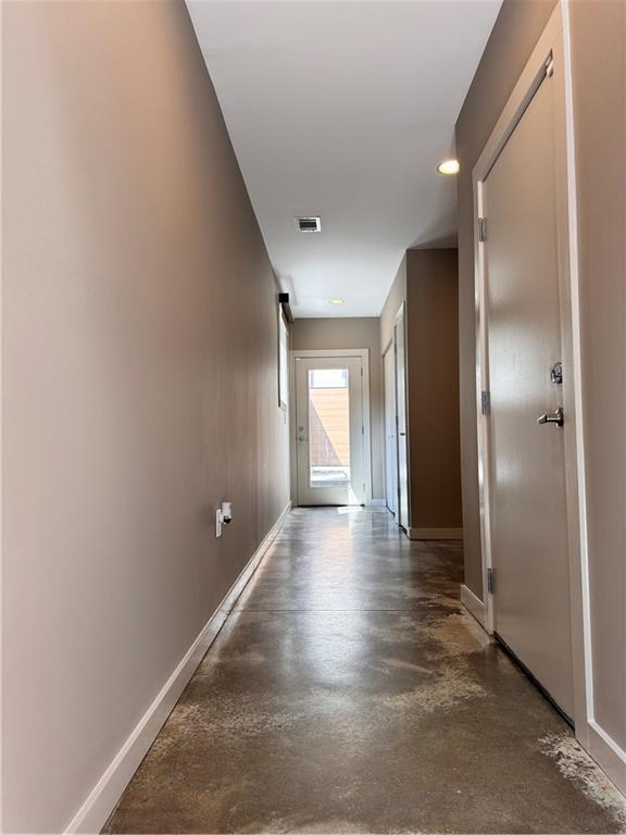 1400 Peter Haughton Way NW, Atlanta, GA 30318 - hall featuring concrete floors and recessed lighting